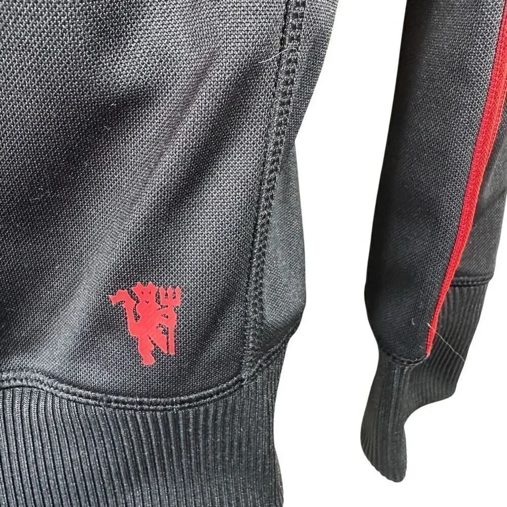 Adidas Manchester United Track Jacket Black Size Small